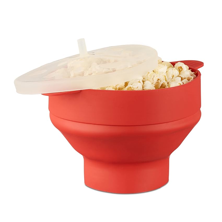 Relaxdays Popcorn Maker in Silicone da Microonde