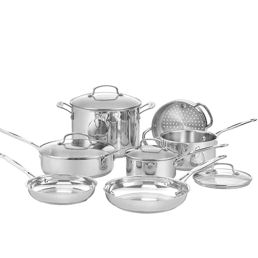 Cuisinart® Chef’s Classic™ Set pentole 11 pezzi | Fondo incapsulato | Induzione |