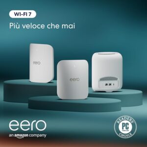Router Wi-Fi 7 mesh tri-band Amazon eero Pro 7 (modello più recente)