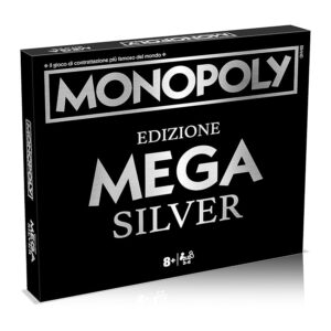 Winning Moves Mega Monopoly Edizione Black e Silver