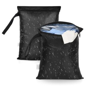 OTraki Sacco Biancheria Sporca Viaggio Riutilizzabile Wet Bag con Zip Tessuto Oxford