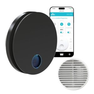 plikc - Aspiratore WIFI da parete ad aspirazione assiale serie Ario W con sensore