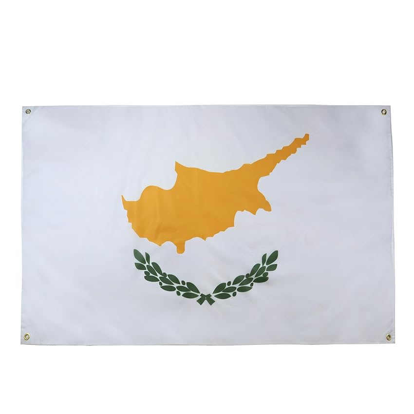 AZ FLAG Bandiera Cipro 150 x 90 cm con 4 occhielli