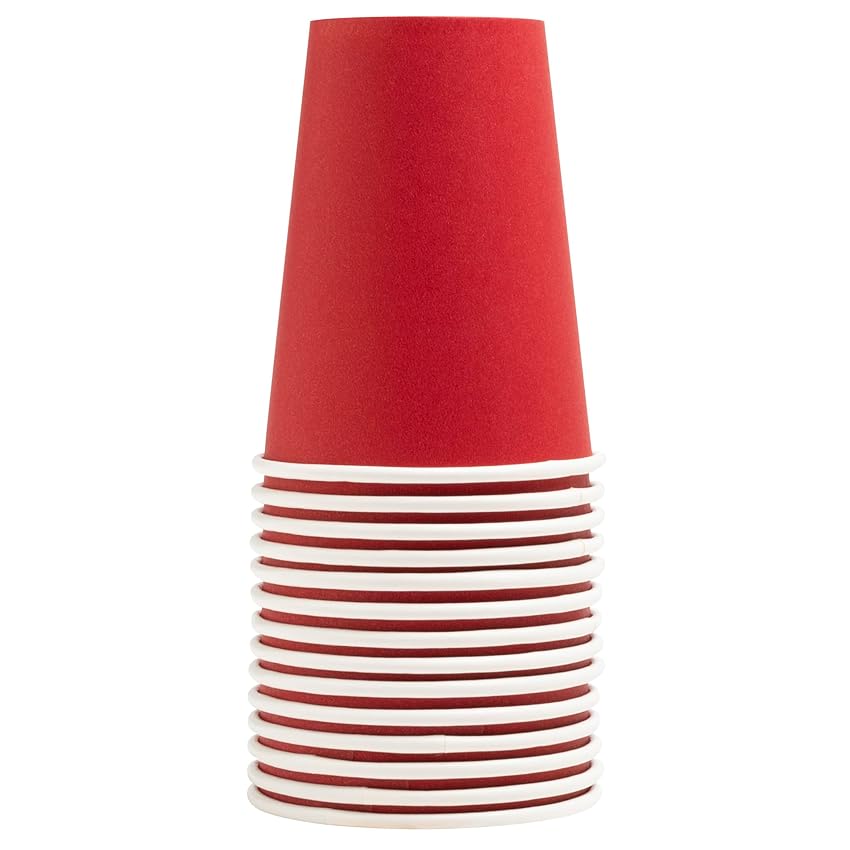 Pro Tovaglia - Rif. 89115i - 15 Bicchieri - 20cl - cartone - rosso