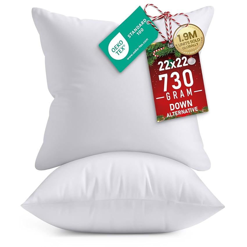 Utopia Bedding Throw Pillows Insert (Pack of 2