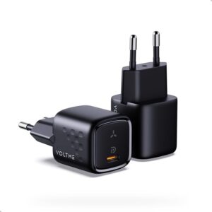 VOLTME Caricatore USB C 30W GaN Set di 2 Nero