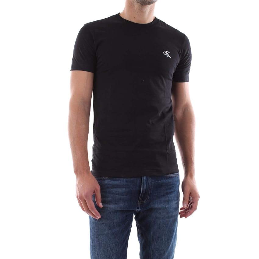 Calvin Klein Uomo T-Shirt Maniche Corte CK Essential Slim Fit