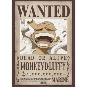 GB eye – Poster One Piece Wanted (WANTED Luffy Gear 5)