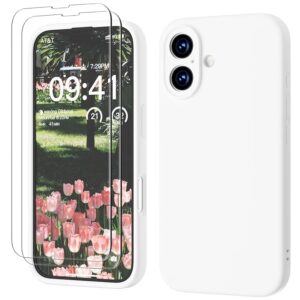 GOODVISH 3 in 1 Silicone Cover per iPhone 16 6.1"