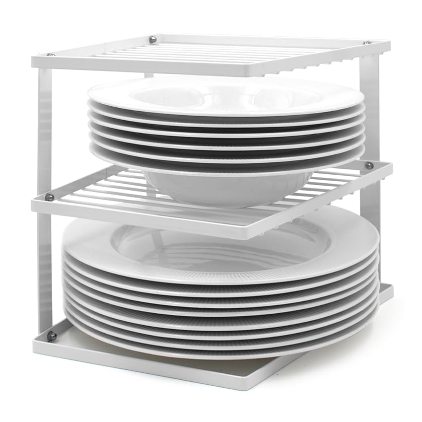 joeji's Kitchen Portapiatti senza oscillazioni salvaspazio per la cucina Mensole salvaspazio