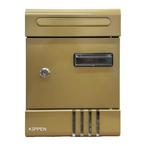 Kippen 10006LB - Cassetta Postale Modello "HOUSE" di Colore Bronzo. Dimensioni: 290x200x65mm.