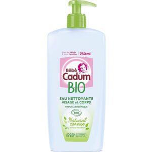 Cadum Natural Caresse - Acqua detergente ipoallergenico certificato biologico per neonati