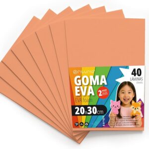 OFITURIA Fogli di Gomma Eva Colorata per Lavoretti Creativi