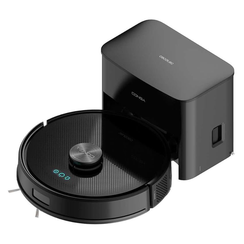 Cecotec Robot Aspirapolvere e Lavapavimenti con Base Autovuotante Conga Y50 X Cecotec Robot Aspirapolvere e Lavapavimenti con Base Autovuotante Conga Y50 X