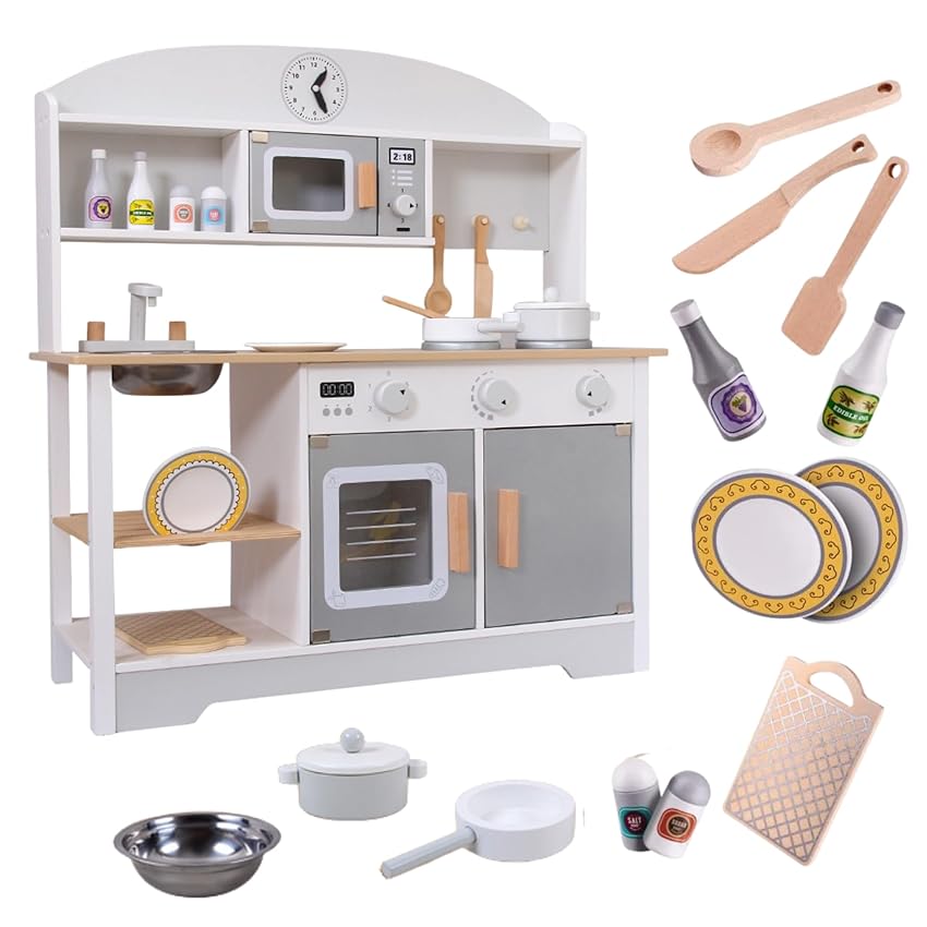 Cucina giocattolo in legno. Cucina giocattolo per bambini +3 anni