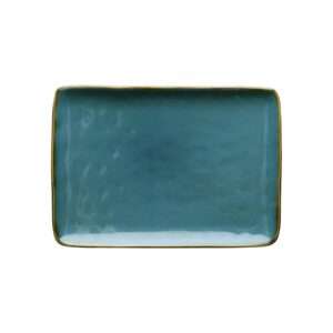 Thun Rose & Tulipani - Vassoio Rettangolare Blu