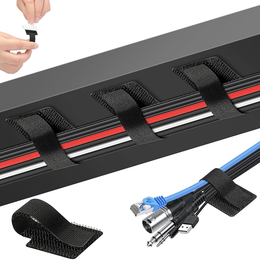 VINATO Fascette Cavi Autoadesive VINATO Fascette Cavi Autoadesive