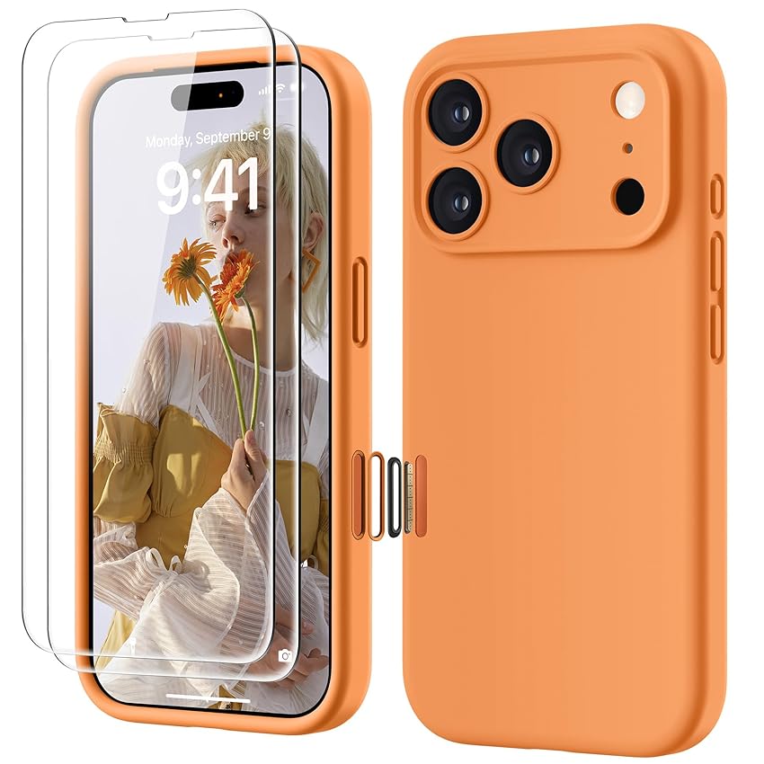 GOODVISH Silicone Cover per iPhone 17 Pro 6.3"