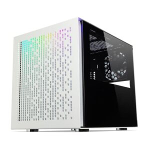 Tecware Bianco Quad TG RGB mATX/mITX Gaming & B2B Chassis w/1 x 200mm PWM & 1 x 120mm PWM
