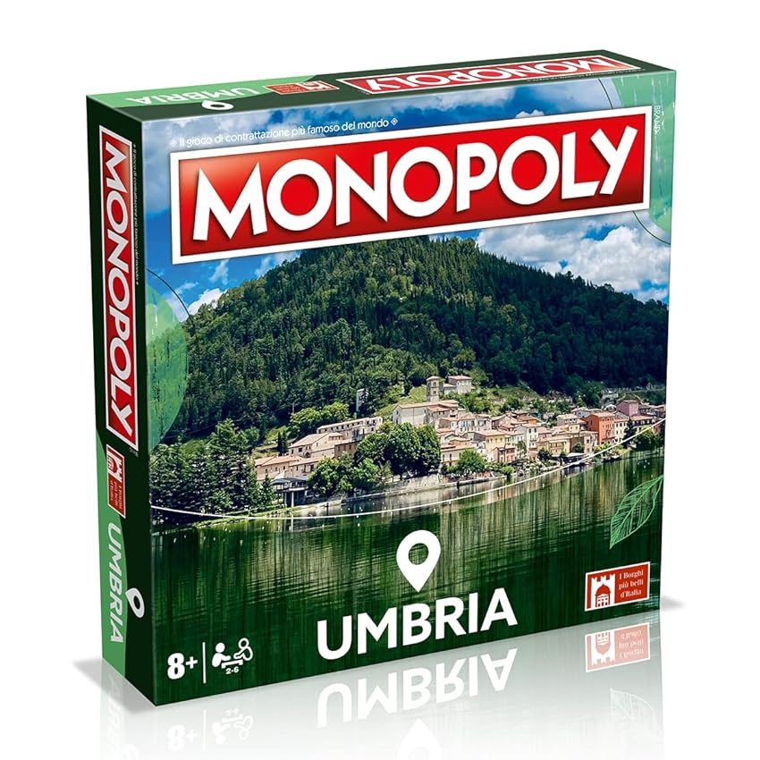 Winning Moves Monopoly Umbria City - Gioco da Tavolo per 2-6 Persone