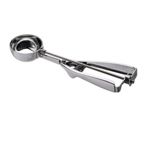 Piazza Cucchiaio Gelato Professionale Acciaio Inox con Porzionatore di Diametro 4