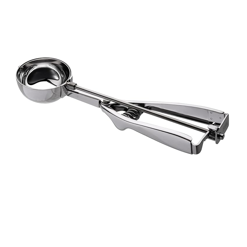 Piazza Cucchiaio Gelato Professionale Acciaio Inox con Porzionatore di Diametro 4