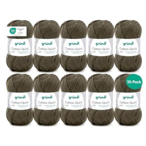 Gründl Filato Cotton Quick uni - lana sottile per uncinetto - filato da maglia