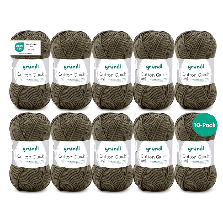 Gründl Filato Cotton Quick uni - lana sottile per uncinetto - filato da maglia Gründl Filato Cotton Quick uni - lana sottile per uncinetto - filato da maglia