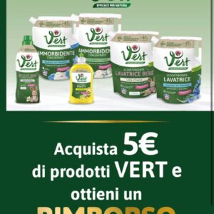 Cashback IL RIMBORSO È PIÙ VERDE CON VERT