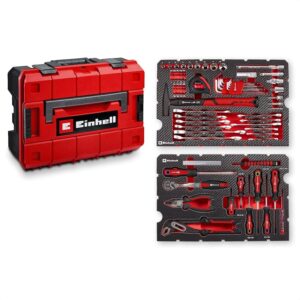 Einhell E-CASE originale da 80 pezzi (set di utensili di alta qualità in una robusta)