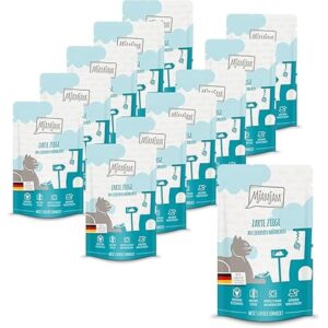 MjAMjAM - cibo umido premium per gatti - Quetschie - tenera capra con deliziose carote