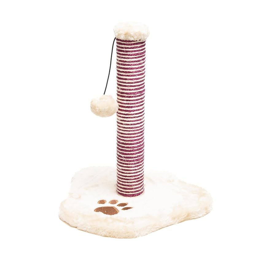 Aqpet Palo Tiragraffi per Gatti Albero Gioco Gatti con Pallina 39 cm Colore Beige Aqpet Palo Tiragraffi per Gatti Albero Gioco Gatti con Pallina 39 cm Colore Beige