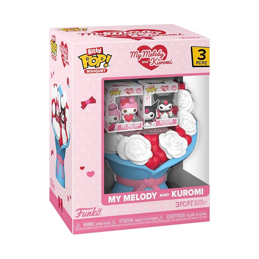 Funko Bitty POP! Bouquet: Hello Kitty - Sanrio Valentines - Figura in vinile da collezione Funko Bitty POP! Bouquet: Hello Kitty - Sanrio Valentines - Figura in vinile da collezione