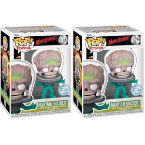 Funko POP! Movies: Mars Attacks - Alien Soldier - Probabilità di 1/6 per la Variante Chase