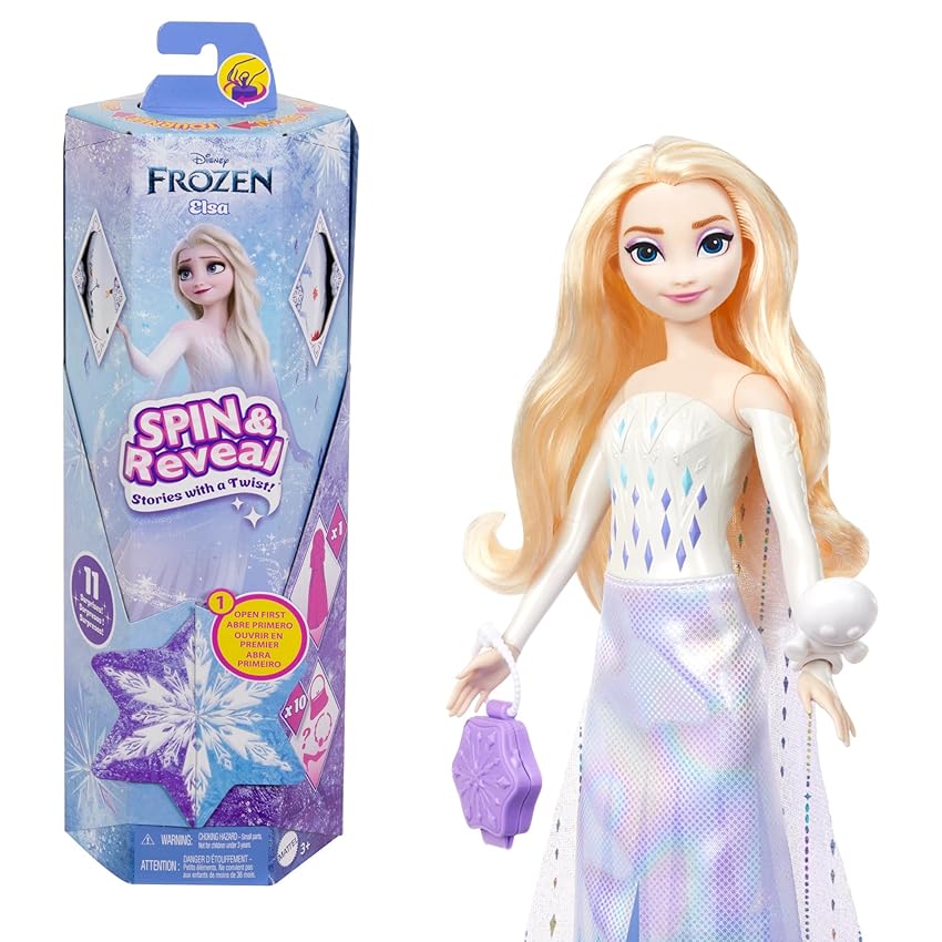 Mattel Disney Frozen - Elsa Spin & Reveal