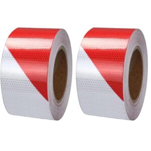 Sweieoni Nastro Catarifrangente Adesivo Nastro Adesivo Riflettente di Avvertimento
