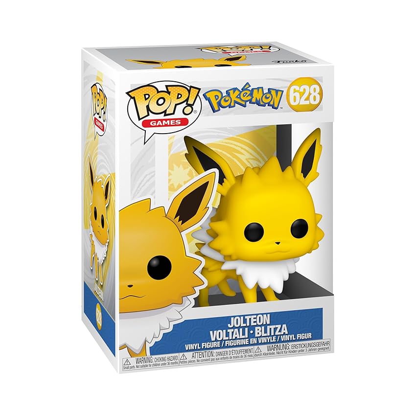 Funko POP! Games: Pokemon - Jolteon - Figura in Vinile da Collezione
