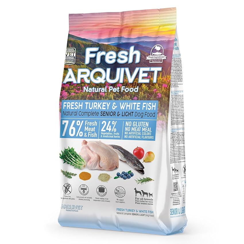 Arquivet Fresh Senior & Light Tacchino e Pesce bianco 2