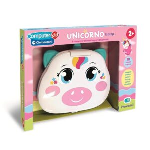 Clementoni - Computer Kid Unicorno Laptop Educativo Bambini 2+ Anni