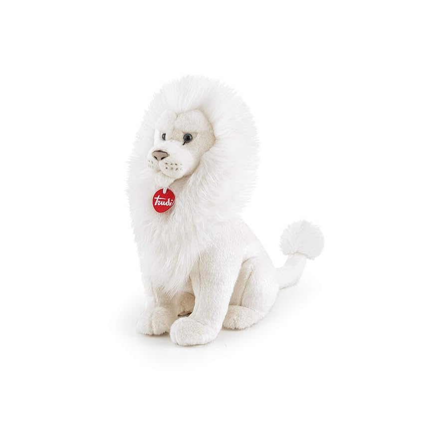 Trudi Leone bianco Leonardo Leone mascotte peluche Trudi Leone bianco Leonardo Leone mascotte peluche