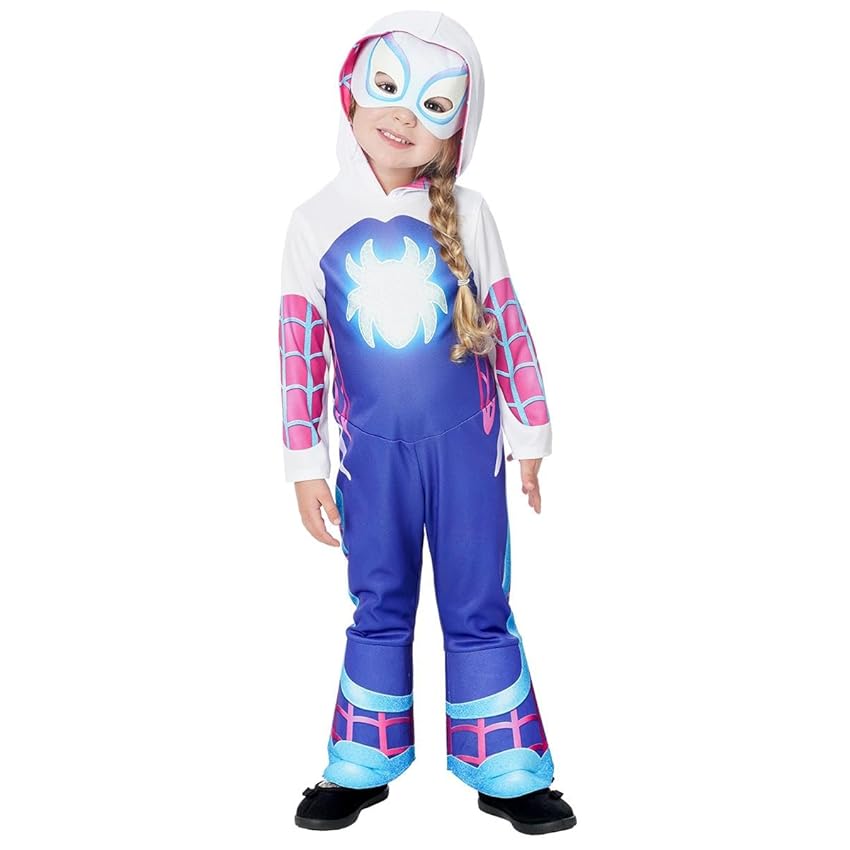 Rubies Ghost Spider Glow in Dark Preschool Costume per ragazze