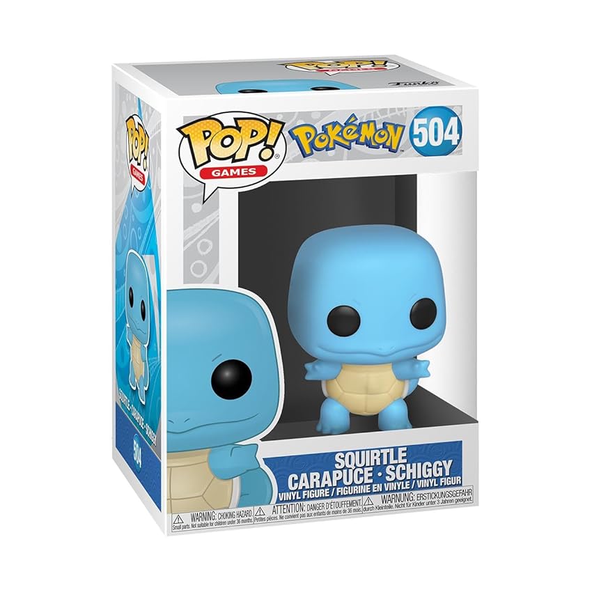 Funko POP! Pokemon - Squirtle - Figura in Vinile da Collezione Funko POP! Pokemon - Squirtle - Figura in Vinile da Collezione