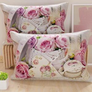 PETTI Artigiani Italiani - Coppia di Federe Cuscino 50x80 cm in Microfibra