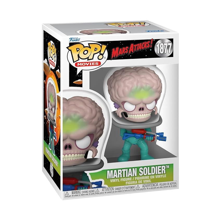Funko POP! Movies: Mars Attacks - Alien Soldier - Mars Attacks Film