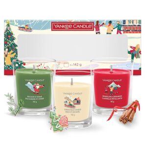 Yankee Candle | Set regalo di candele profumate natalizie | 3 candele in tumbler |