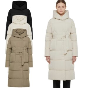 Cappotto donna ARTIKA Elyse Coat N728 piumino lungo inverno cappuccio giubbotto