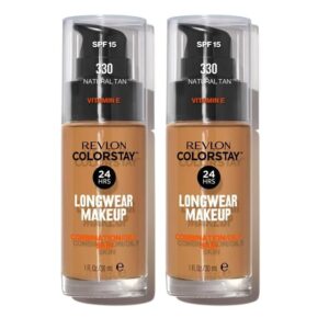 Revlon Fondotinta Colorstay per Pelli Miste/Grasse - 30 ml (Confezione da 2)