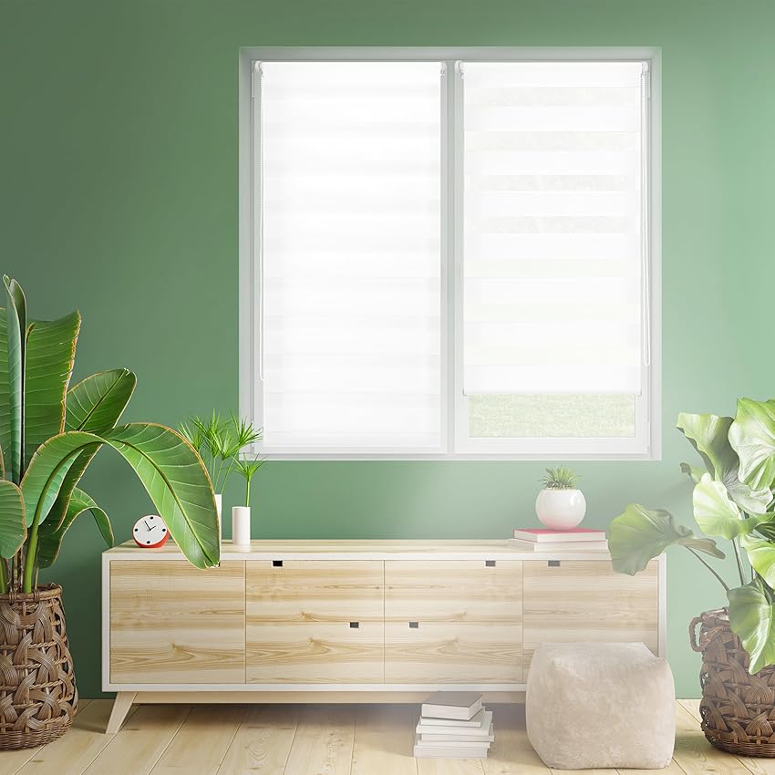 Blindecor Indus Sensa attrezzi | Tenda a rullo a doppio strato senza perforazione