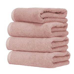Ruggeri - Set 4 Asciugamani Ospiti 40x50 cm - 100% Puro Cotone Extra Morbido