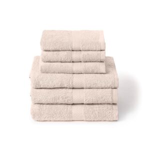 Caleffi Set Asciugamani Bagno con Ospite 6 Pz – Composto da 3x Asciugamano Viso 55x100